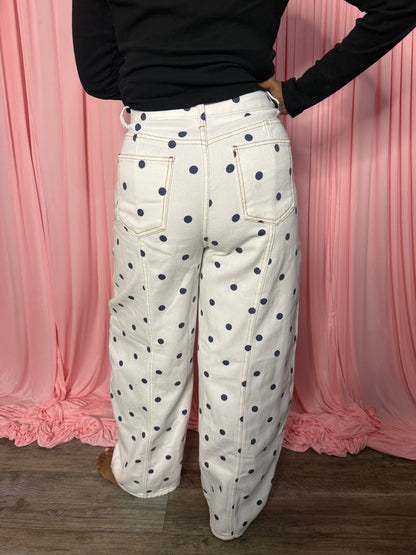 Polka Dot Jeans